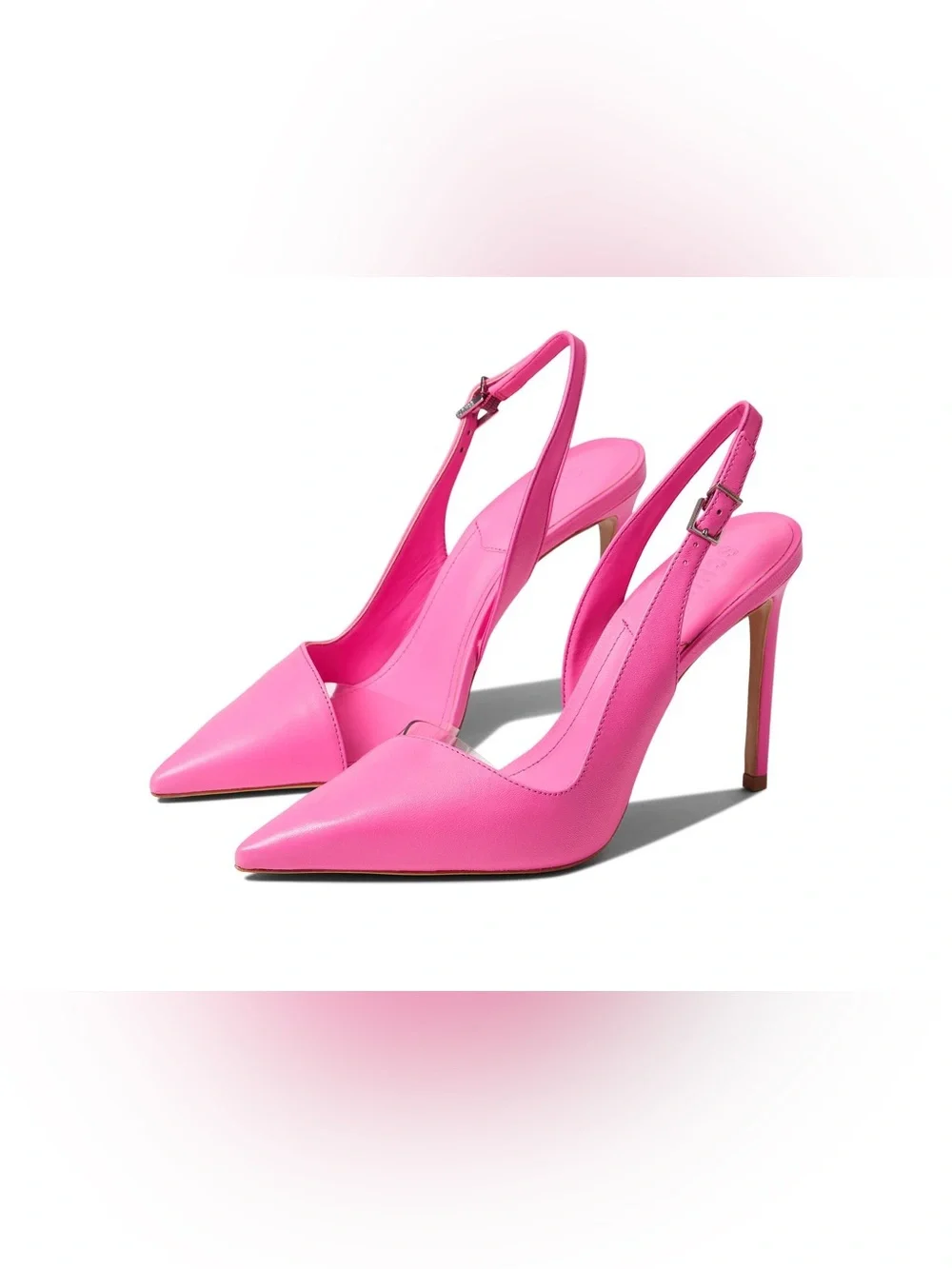 SCHUTZ Emma Transparente/Bright Pink size 8.5 M